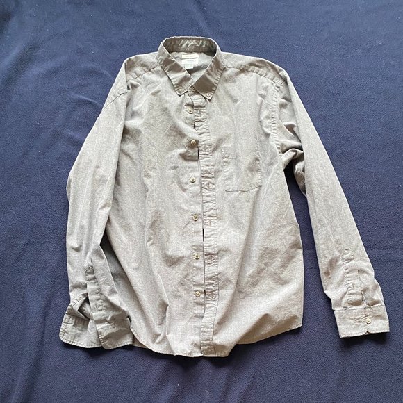 Old Navy Slim Fit Shirt (Grey) - Picture 1 of 3